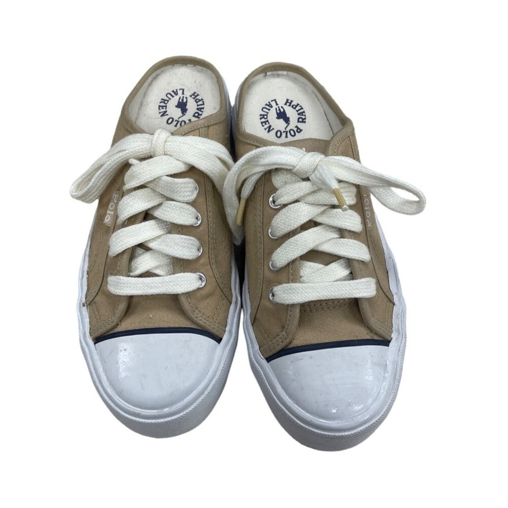 US Polo Assn Women's Tan Slip on Sneakers Size 6 SKU 1425